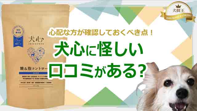 犬心に怪しい口コミがある？心配な方が確認しておくべき点！