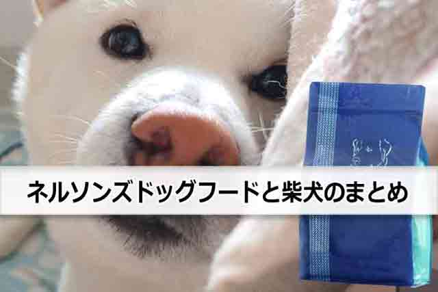 ネルソンズドッグフードが柴犬におすすめのまとめ
